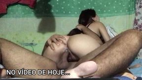 sentei e gozei gostoso no pau dele sem camisinha e filmei tudinho pra voces