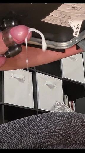 Submissive Teen Gets Railed by Fuck Machine & Squirts Cum Without Hands