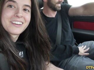 DTFSluts - Had sex in the car - Abbie Maley and James Deen