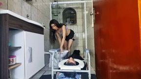 BLOND PRINCESS FARTING ON SLAVE PART 1 BY SABRINA GREEN AND DANIEL CAM BY ALINE FULL HD