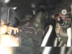 Car Sex with Wearing Black Saree with Boyfriend