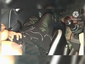 Car Sex with Wearing Black Saree with Boyfriend