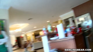 Jordan's Divorcerette CFNM Dancing Bear Party with Male Strippers (db9527)