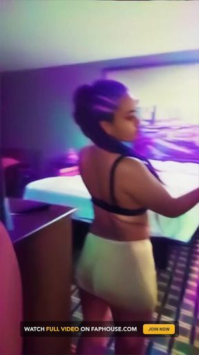 Sexy Ass Latina Smoking Break During Friday Fuck Festival