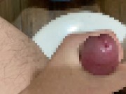 外で興奮しちゃってコンビニのトイレで急いで手コキして射精する万年発情期～オナニー中毒～