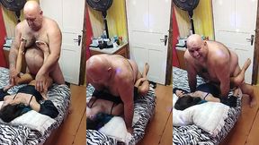 novinha morena quer trepar com o velho todos os dias e pede leite quentinho bem la no fundinho