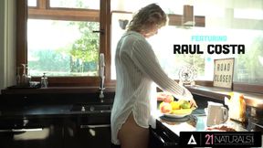 21 NATURALS - Sensual Fucking with Gorgeous Natural Blonde &amp; Her Big Cock Lover