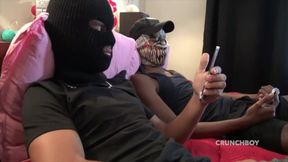 Fucked bareback by straight ebony big cock