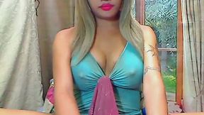 Hot Shemale Babe Pleasure Herself
