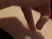 Cum so much that my bellybutton is a swimming pool