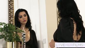 ”Horny Brunette Kira Queen Is Eager For A Good Fuck”
