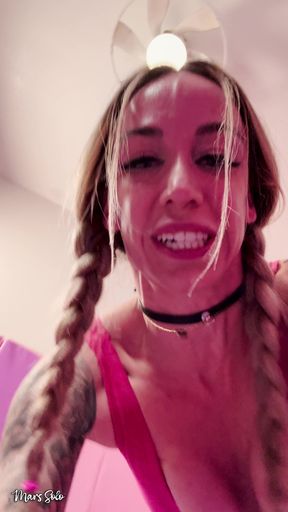 POV Wrestling with Breast in Your Face and Titty Fuck Ending with Mars Solo