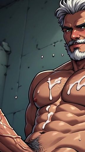 Hot Muscle Men Art