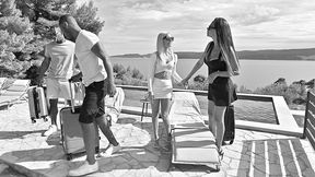 vacation fling chapter 2: horny bffs candee licious and olivia del rio enjoy dp foursome gp3147