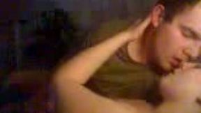 Horny European couple having passionate sex on webcam