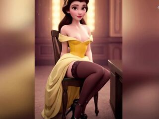 Cutie and the Brute: AI-Generated Belle's Oral Scene
