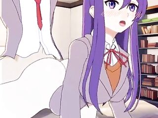 Yuri Backshots - DDLC Comics