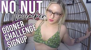 No Nut November Challenge - Sign Up