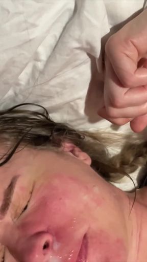 Amaeur Sub Slut Cumshot Comp