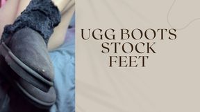 asmr feet stock and ugg boots