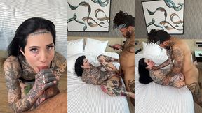 awlivv pov tatted goth slut gets filled with bbc - flightlifexxx