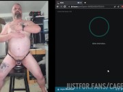 Day 11 of locktober means more anal training and edging