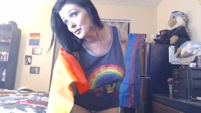 Cleavage titty tease flashing