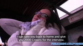 PublicPorn HD Pierced pussy is fucked by a big dick