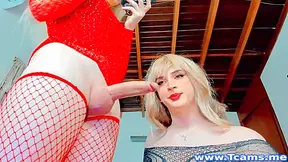 Two Trans In Lingerie Suck And Fuck All Night