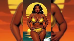Bold Black Woman Animated to Tease