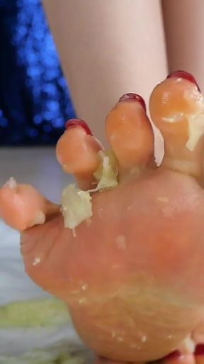 Cucumber Trampling: You Eat From My Feet Ita