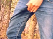 Outdoor cock release bate and wank