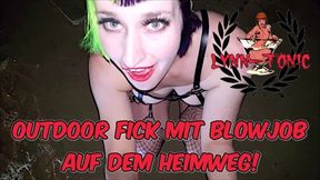 Lynn-tonic - Outdoor Fick Mit Blowjob Auf Dem Heimweg!