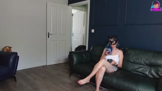 Training Zero Femdom Bondage Slave in Bitchsuit! Cum Orgasm Facesitting Chastity Real Homemade