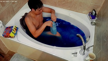 Ultimate Blue Slime Bath 4K HD Ultra TEMU Camera Edition