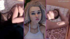 lucky pervert spends the night with sexy blonde stepmom - my bimbo dream (part 26) by my bimbo dream - 3d porn game