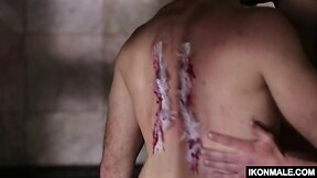 Sexy stud gets seduced by his older boss