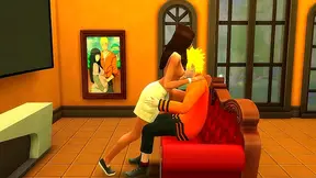 Naruto Cheats With YoungGirl While Hinata's Unaware In Dining Room Drama