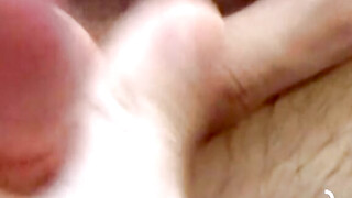 Attractive dude bend over and tease his ass with his fingers