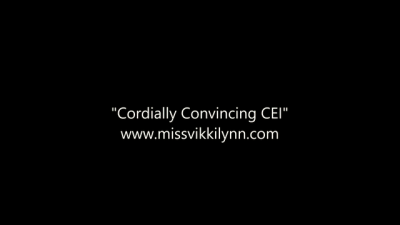 cordially convincing CEI with MistressVictoria (TOPLESS) (CUM EATING) (SENSUAL)
