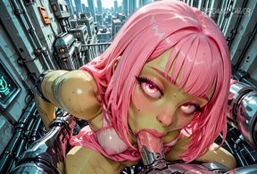 Alyxa Blows My Mind so I Better Get Behind - Ai Generated