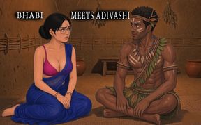 Desi Mature Beauty Meets Tribal Stud at Adivashi Festival - Ai Generated