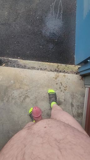 Almost Caught Enjoying the Storage Unit