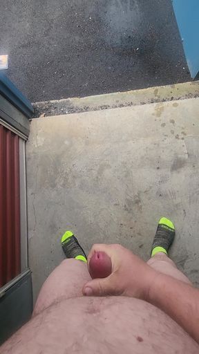 Almost Caught Enjoying the Storage Unit