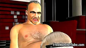 Blonde Beauty Takes On The Godfather In A Wild 3D Ride Of Desire