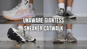 Unaware giantess sneaker catwalk - OnlyVanessa