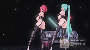 Mmd R18 Wiggle Wiggle Dance Sex Cosplay Suit Latex Want To Fuck Hard Fuck Gangbang Swallow Creampie 3d Hentai With Car Toon