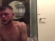 BRITISH SCALLY LAD IN BATH AronBainXXX