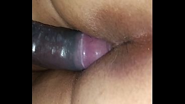 Busty MILF gets her ass pounded POV-style before stopping for anal
