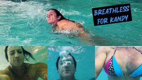 Breathless for Kandy: POV Pool Domination and Tease